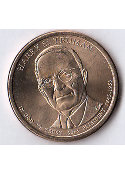 2015 -  Dollaro Stati Uniti "Harry S Truman" Zecca D